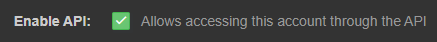 Enable API