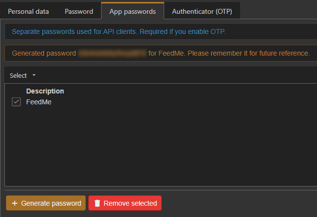App password