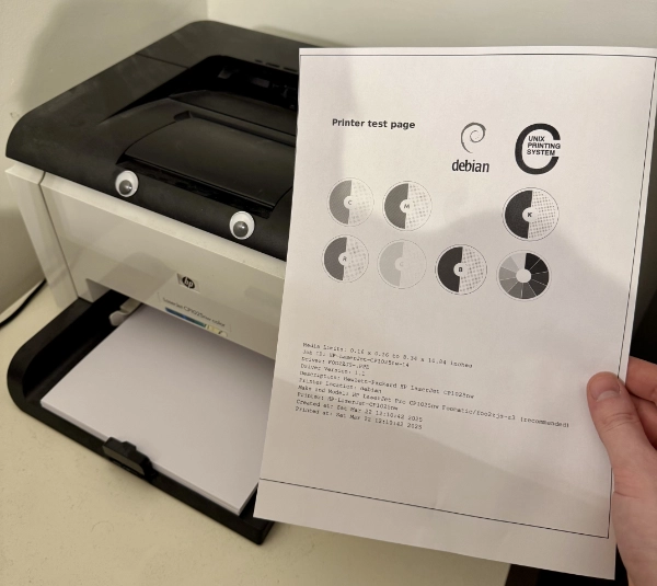 Eureka! Even my printer looks happy!